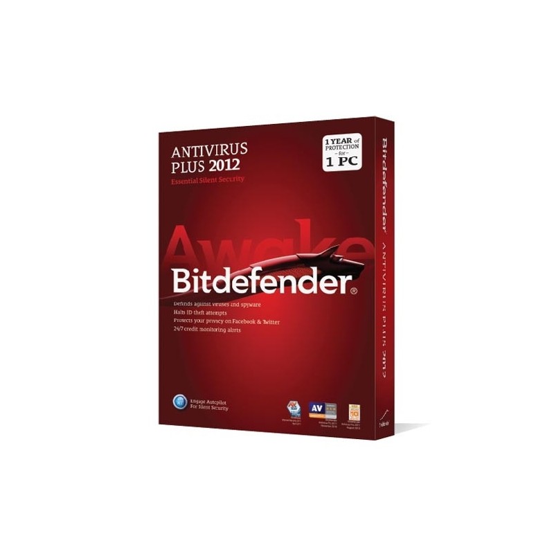 Antivirus Bitdefender 2012 1 Poste/1an OEM en Tunisie