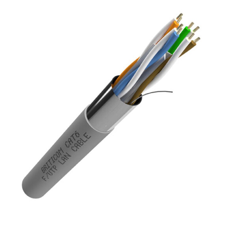 Câble Réseau RJ45 Cat6 UTP 50M Gris en Tunisie